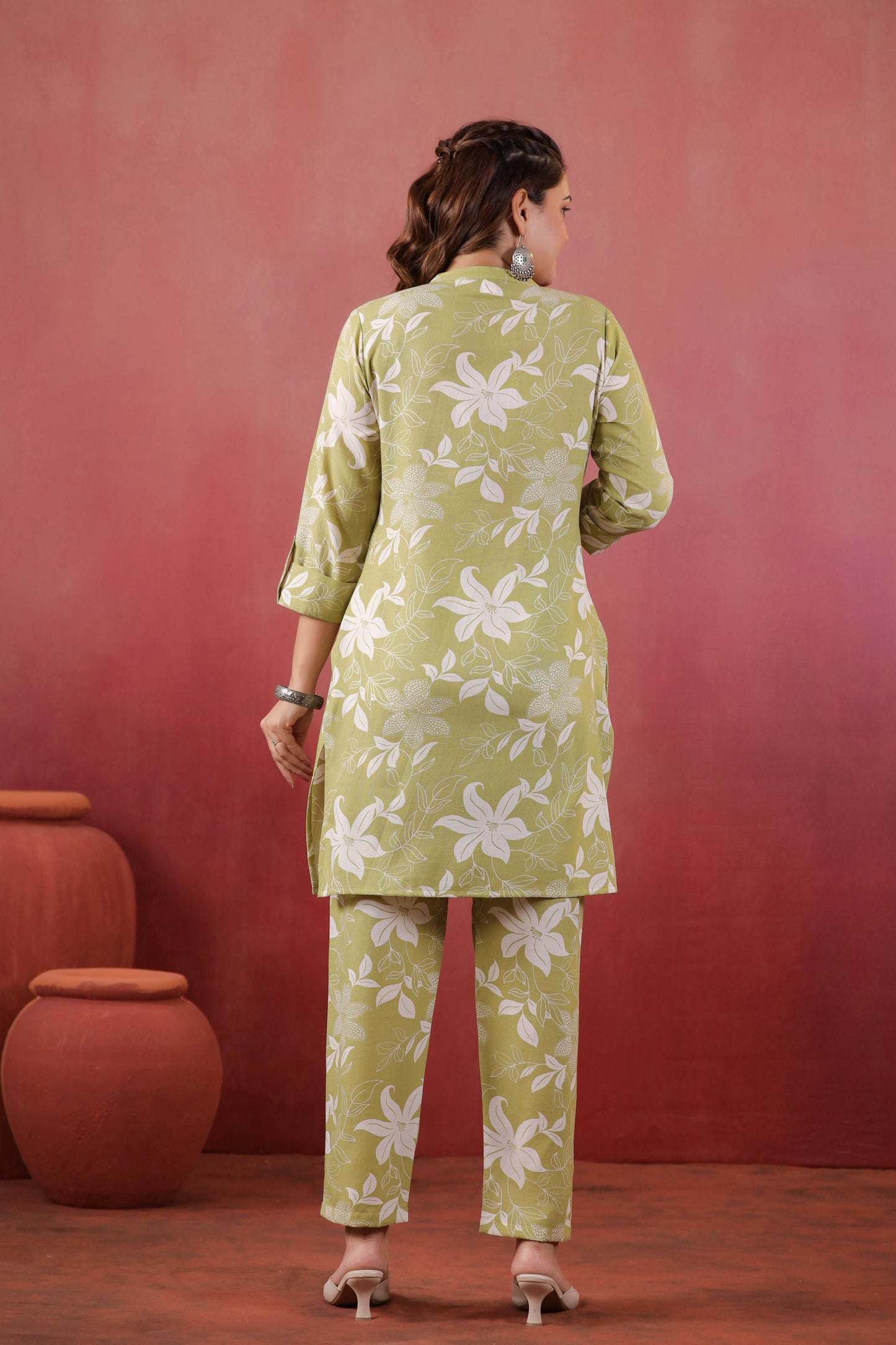 Green Cotton Co-ord set