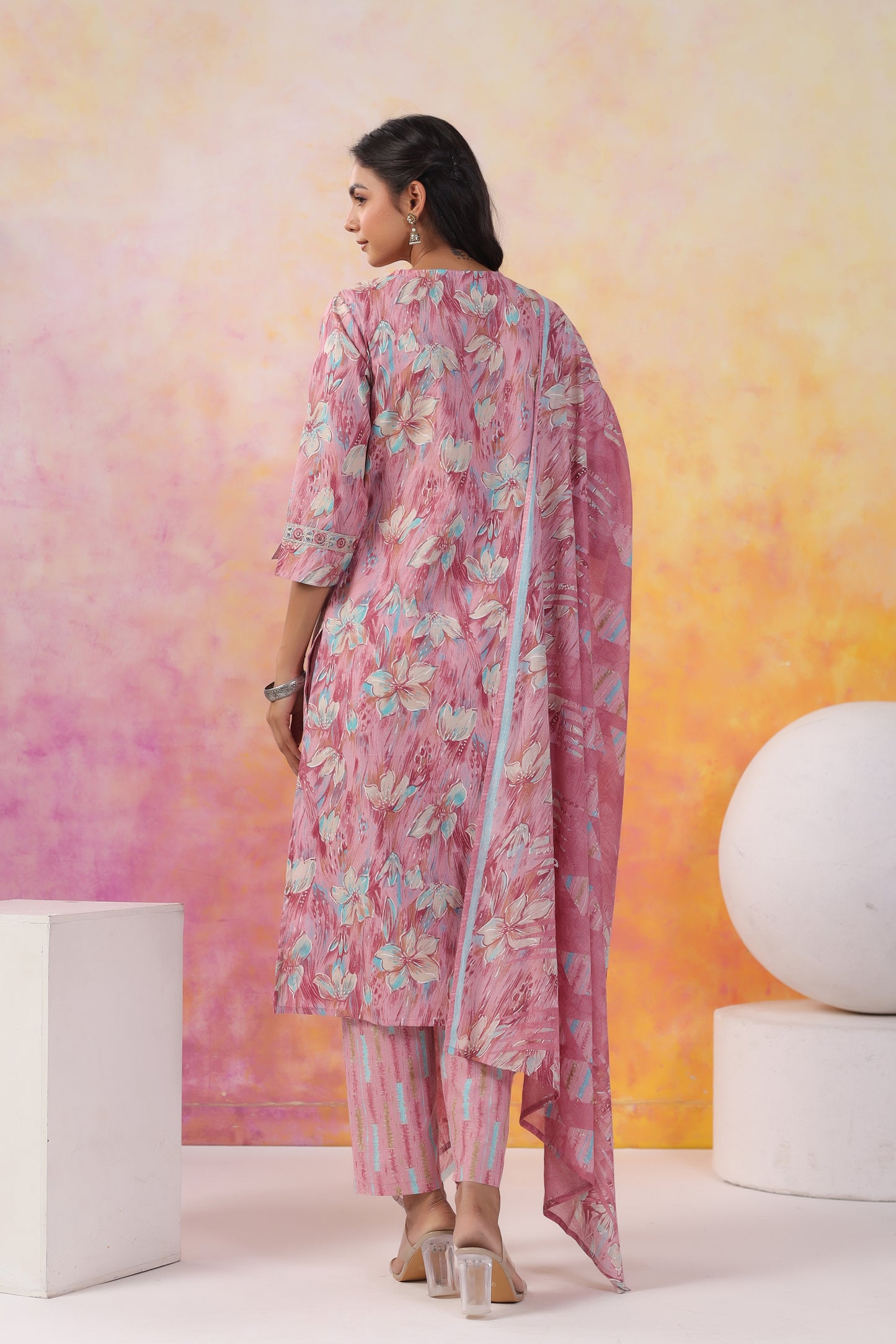 Printed Kurti Set