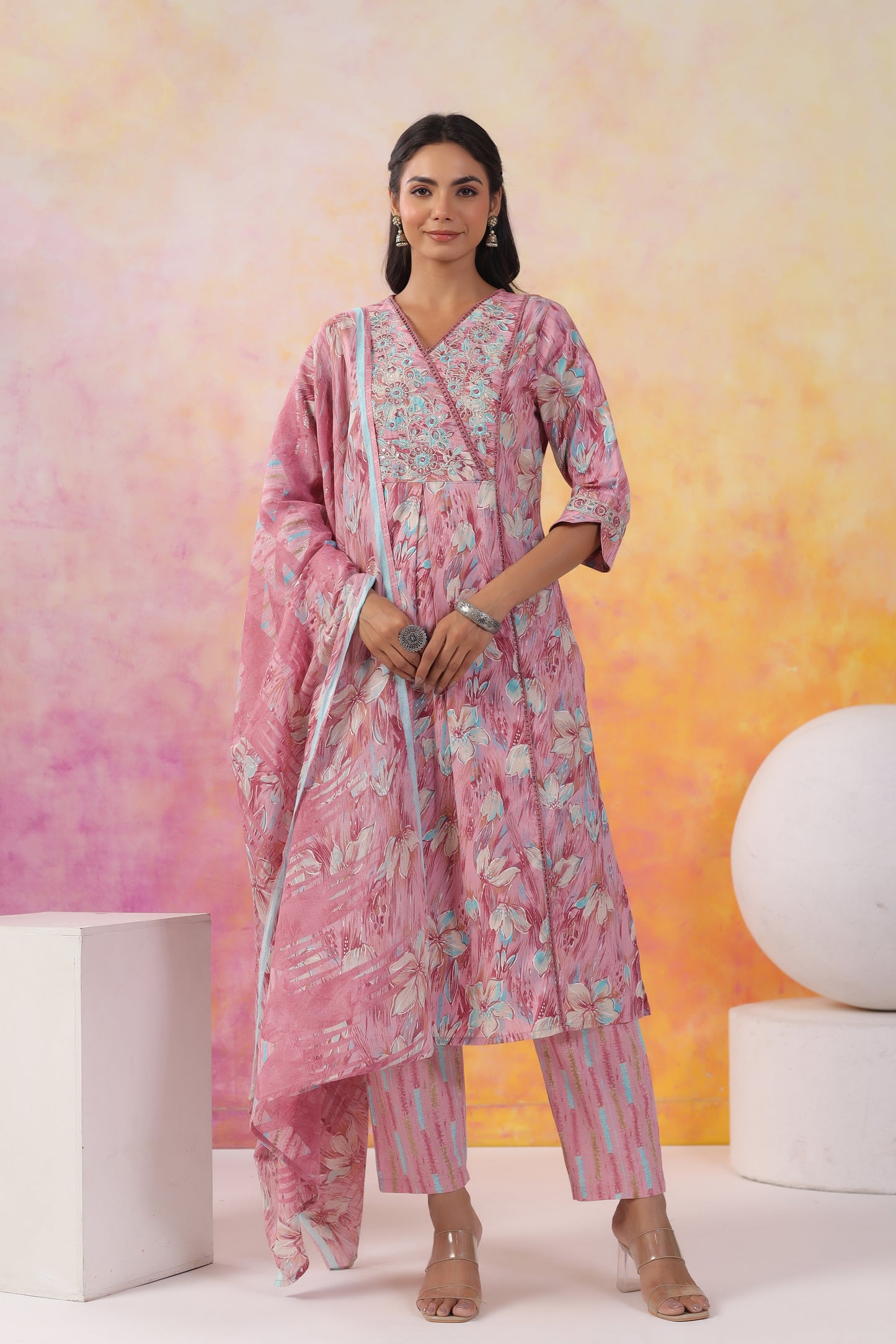 Printed Kurti Set