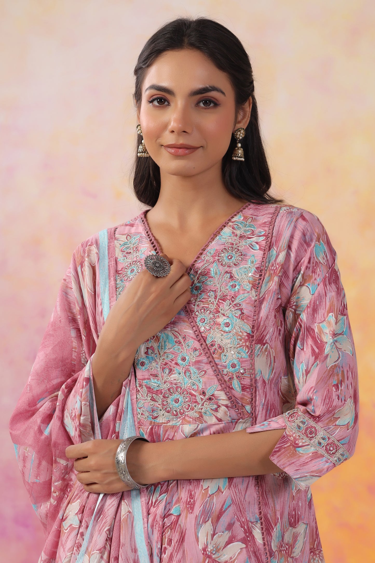 Printed Kurti Set