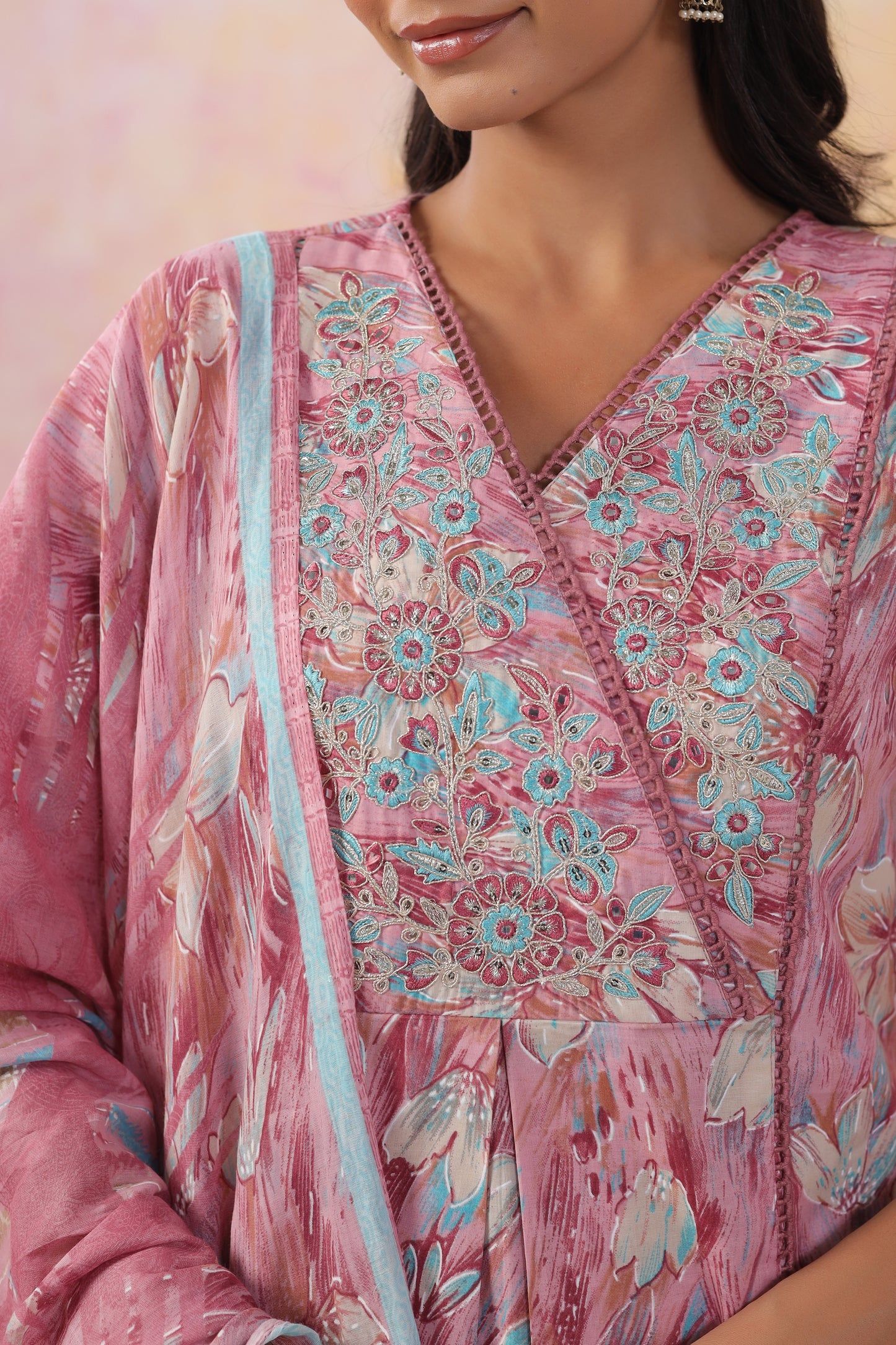 Printed Kurti Set