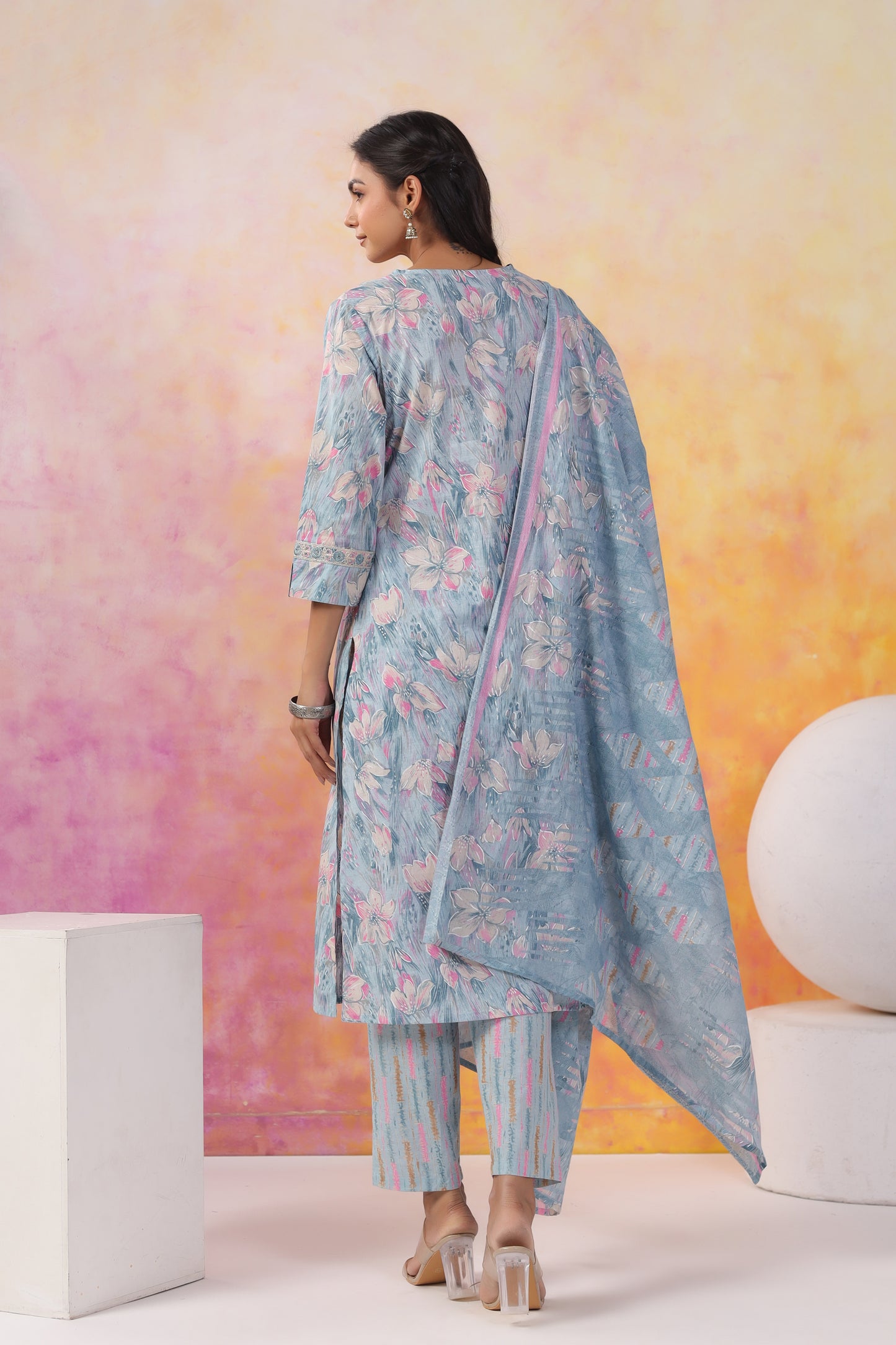 Printed Kurti Set