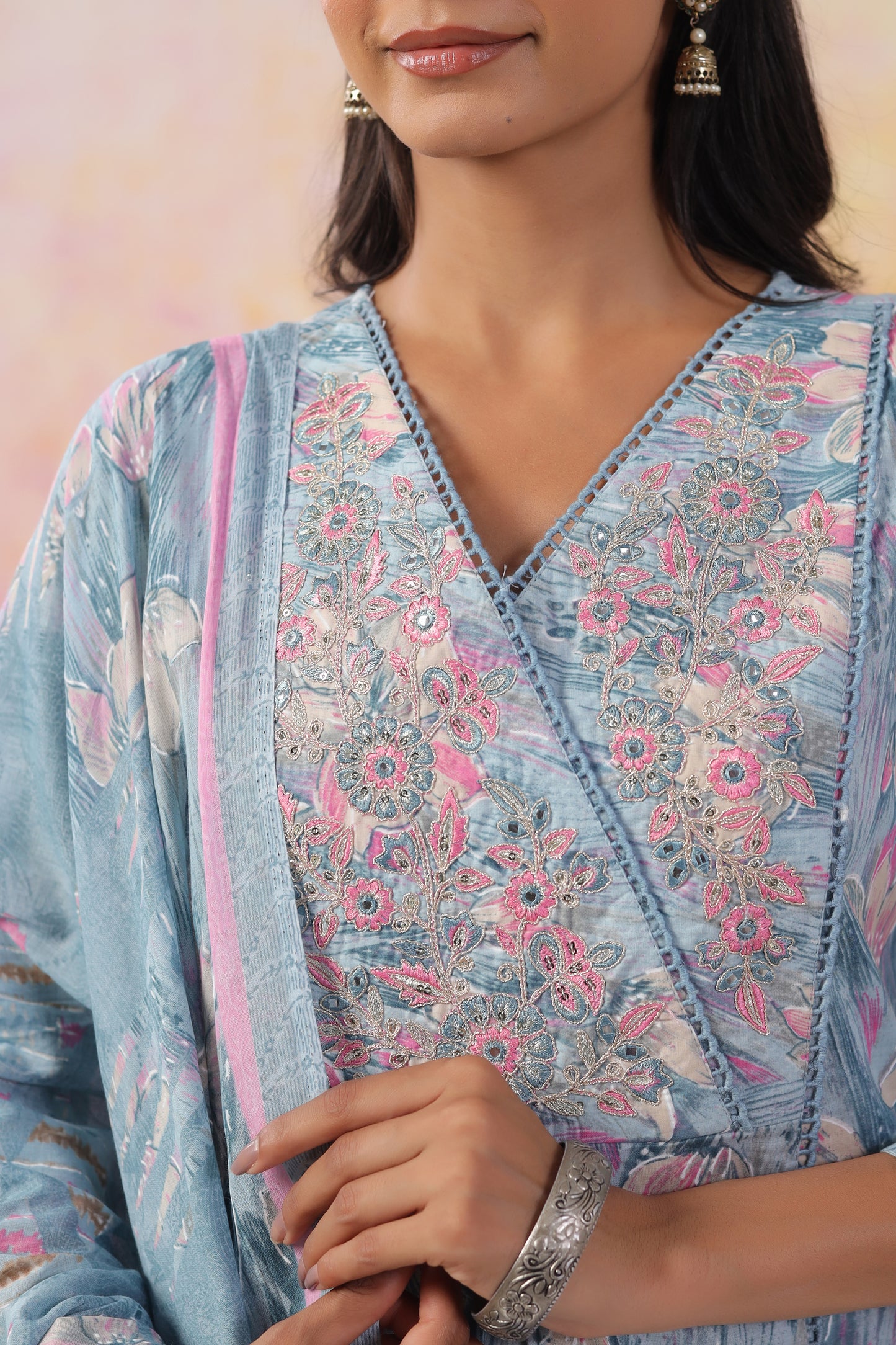 Printed Kurti Set
