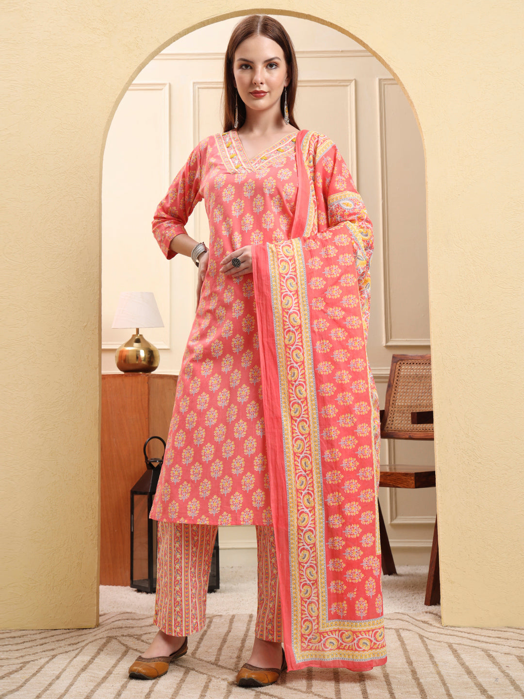 Printed Kurti Set