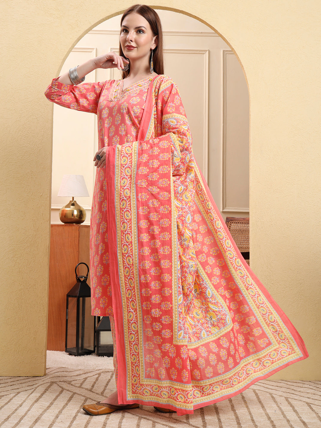 Printed Kurti Set