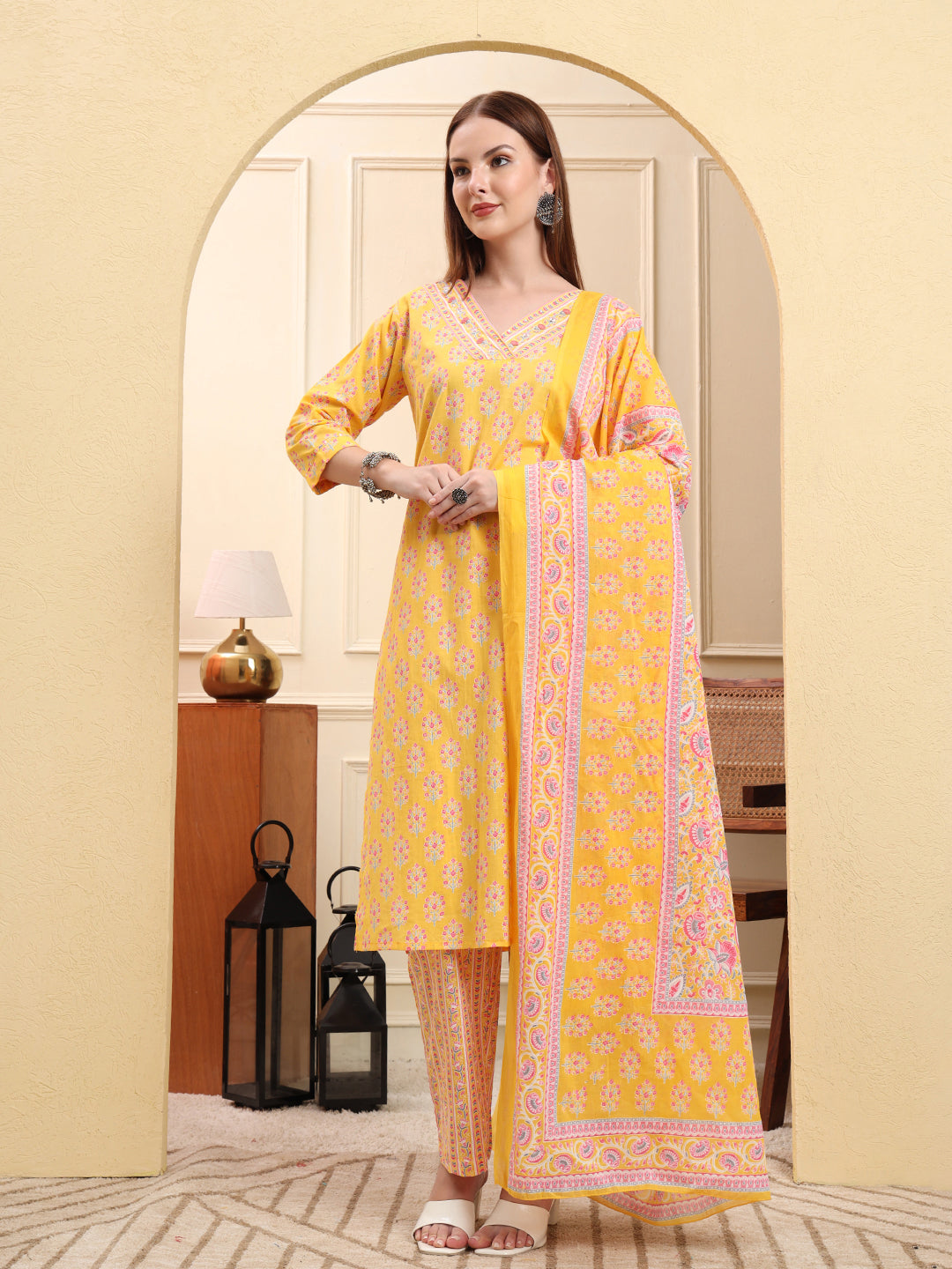 Printed Kurti Set