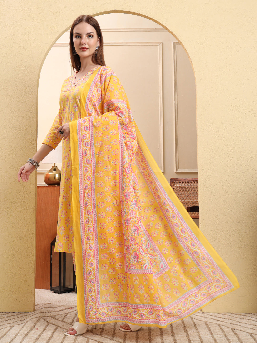 Printed Kurti Set