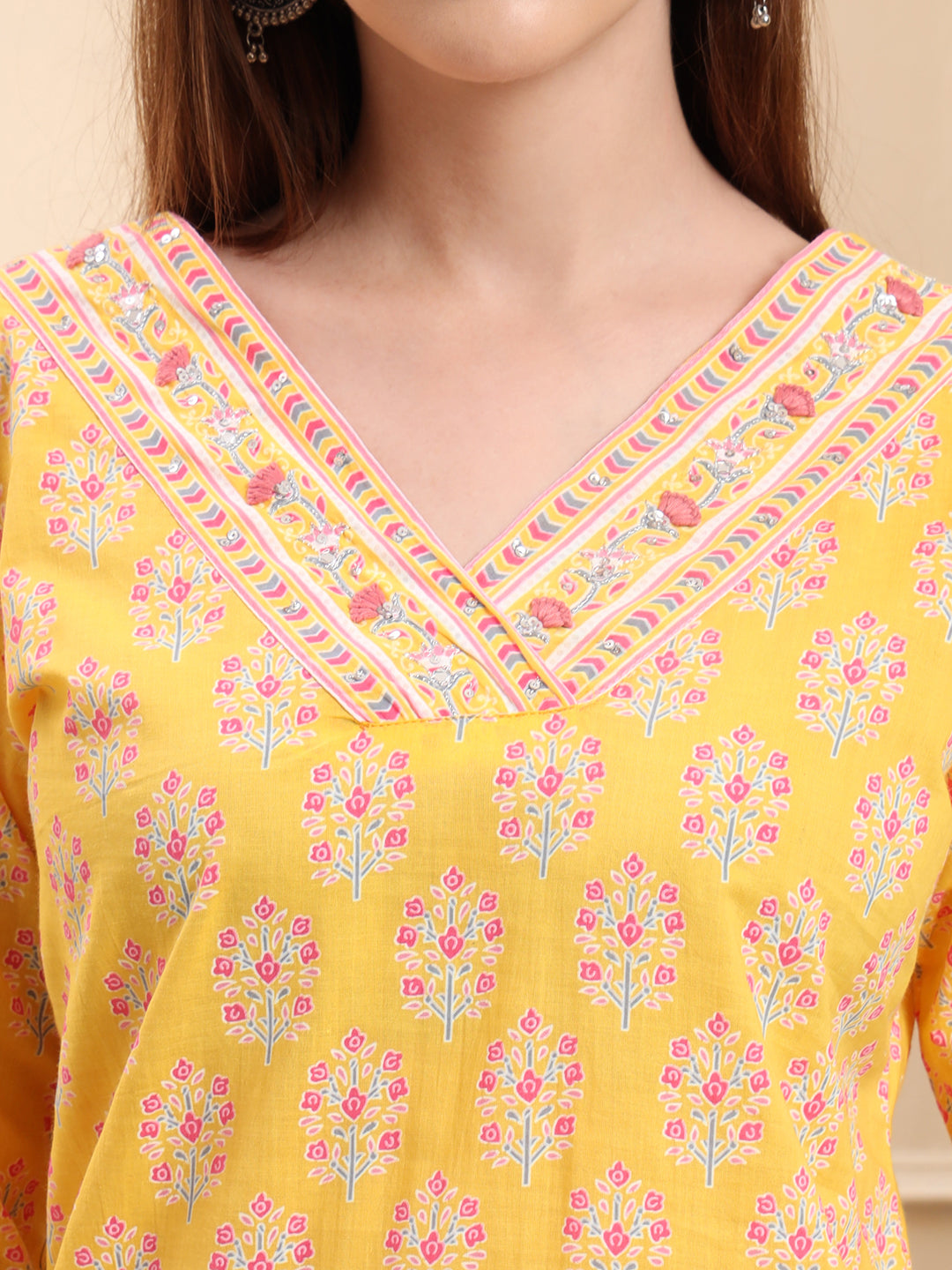 Printed Kurti Set
