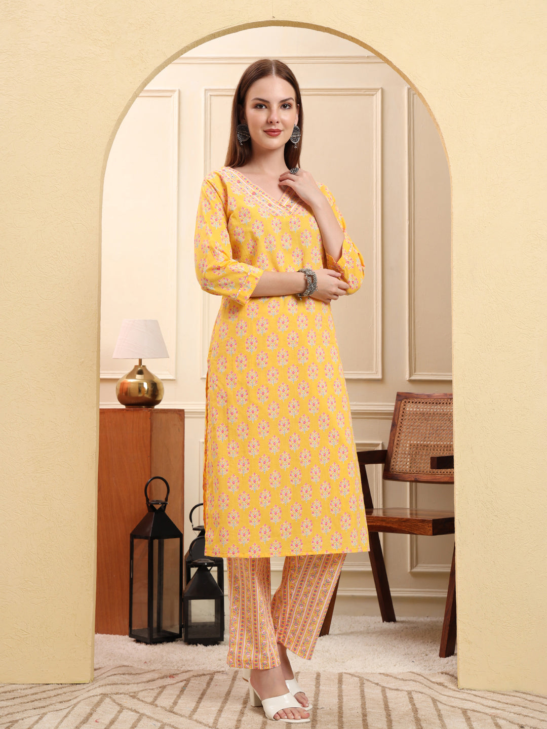 Printed Kurti Set