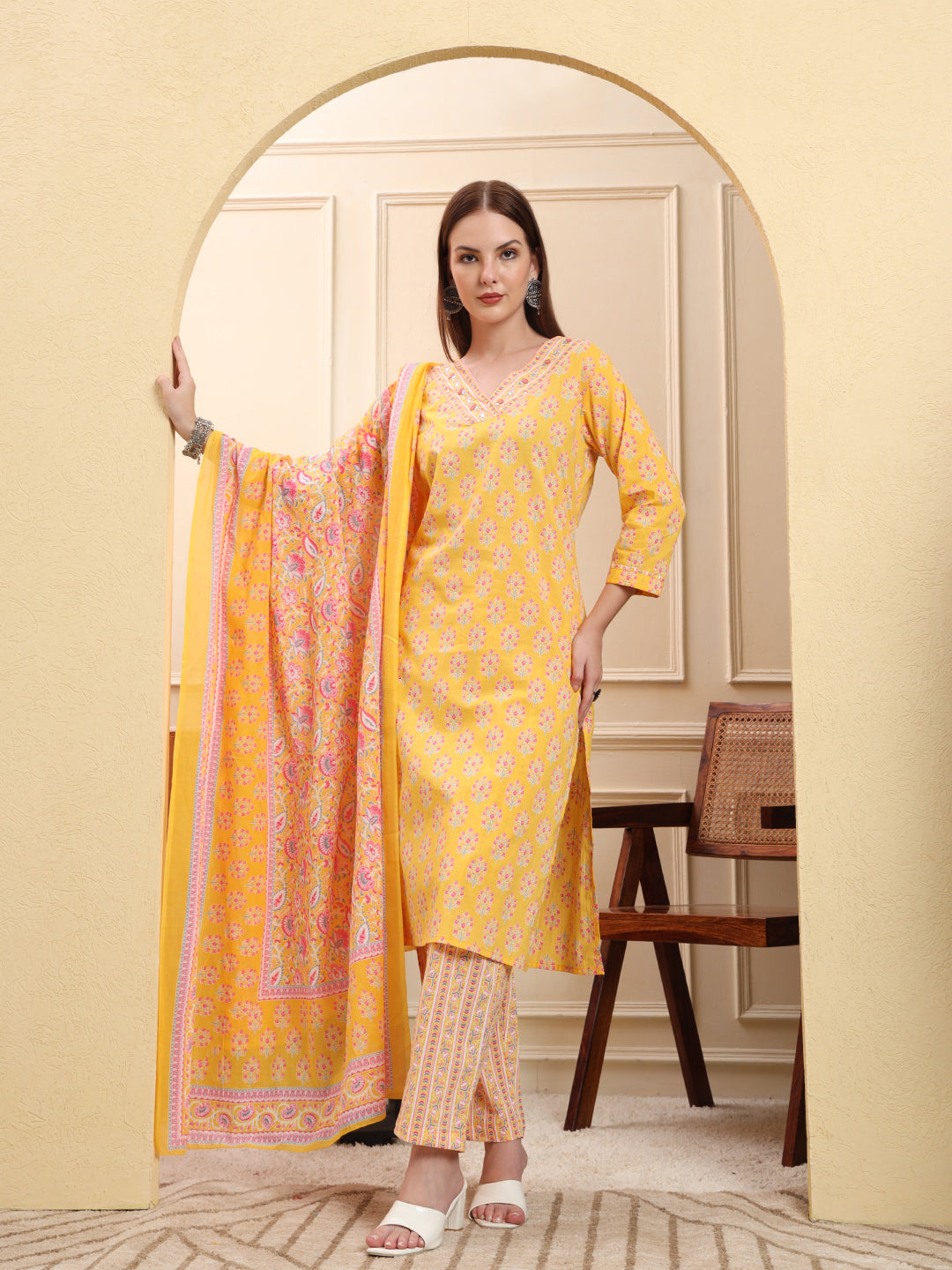 Printed Kurti Set
