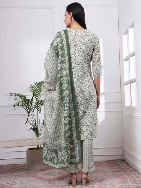Cotton Printed Kurti Set