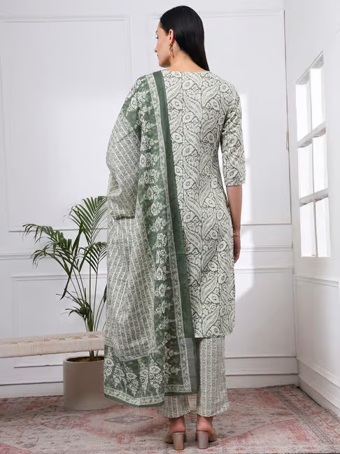 Cotton Printed Kurti Set