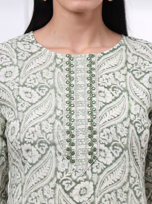 Cotton Printed Kurti Set