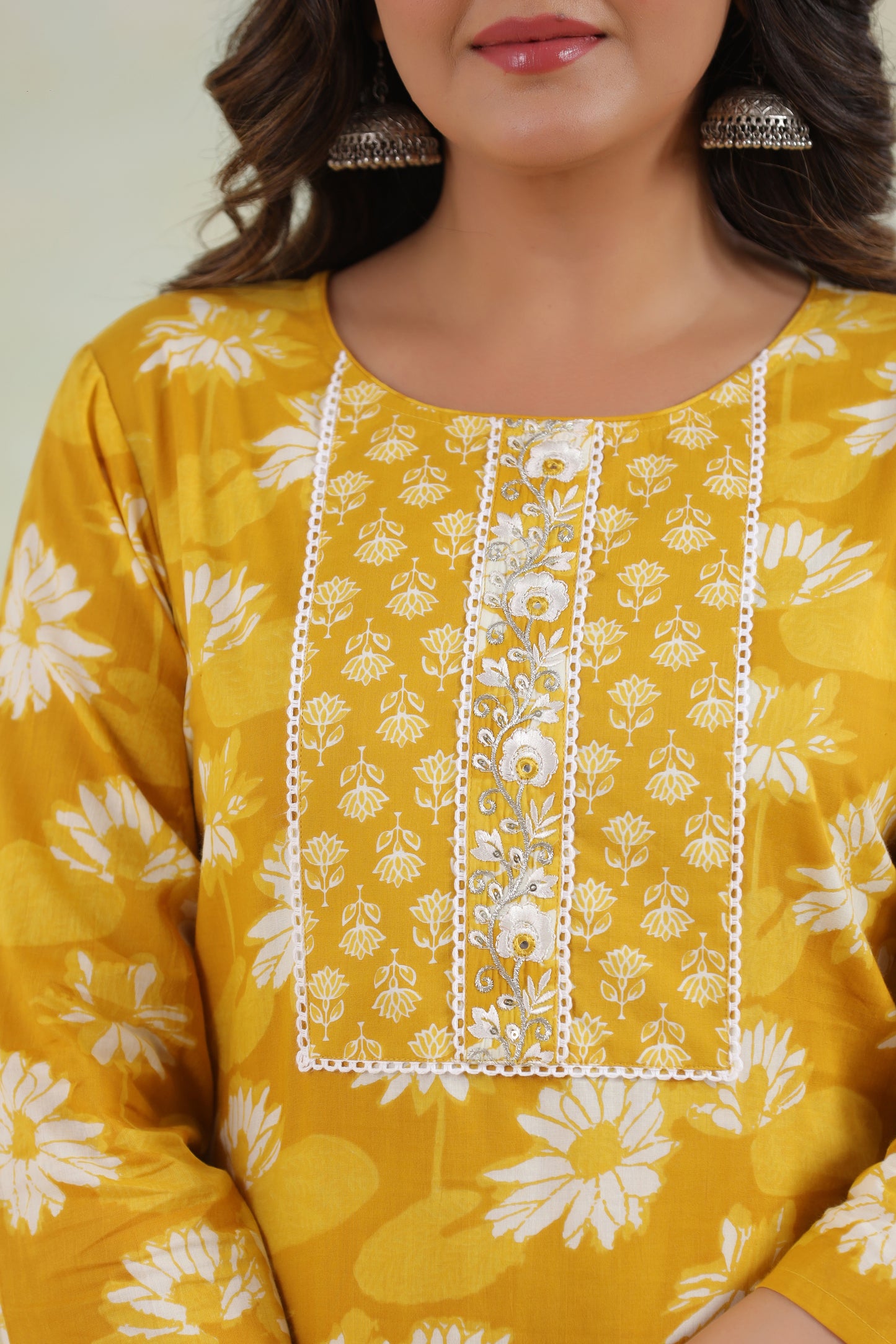 Yellow Kurti Set
