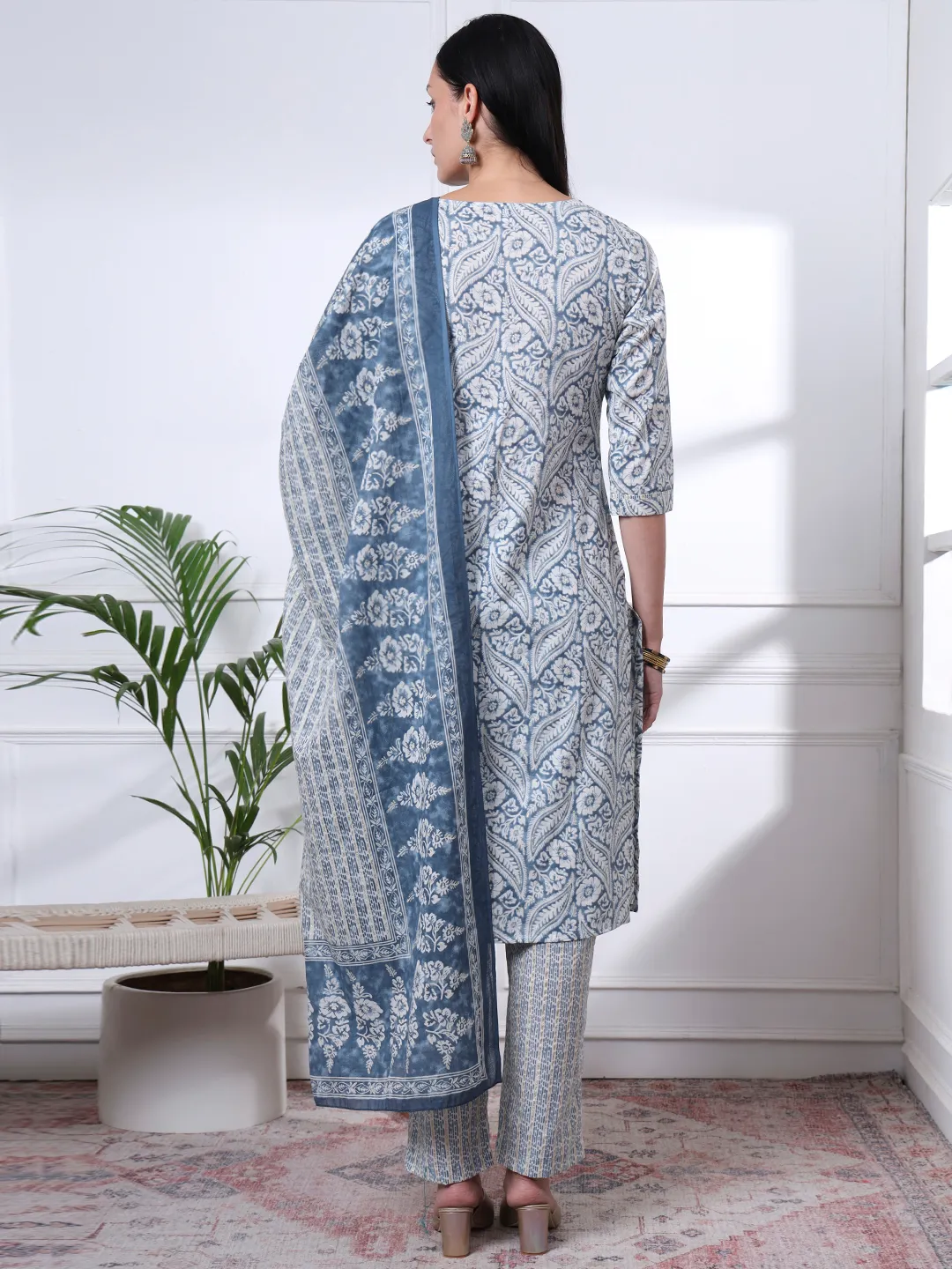 Cotton Printed Kurti Set
