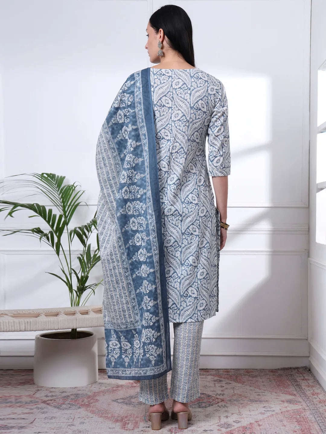 Cotton Printed Kurti Set