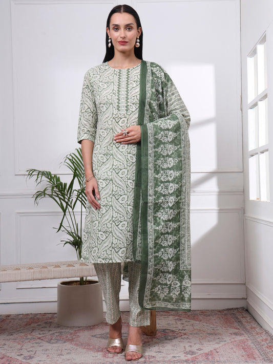 Cotton Printed Kurti Set