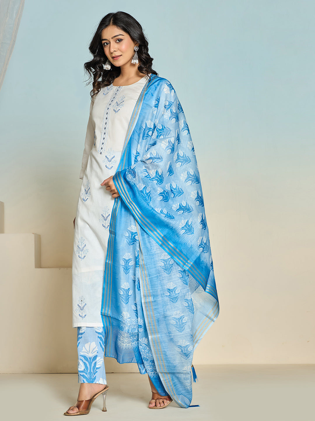 Printed Kurti Set