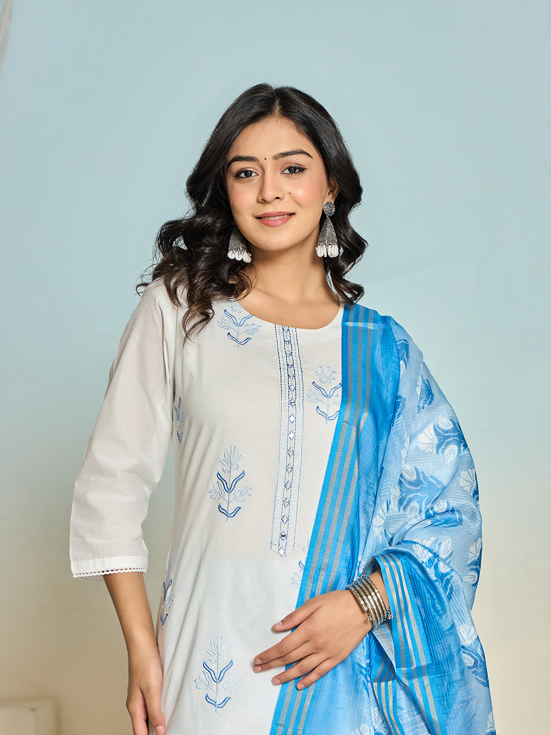 Printed Kurti Set