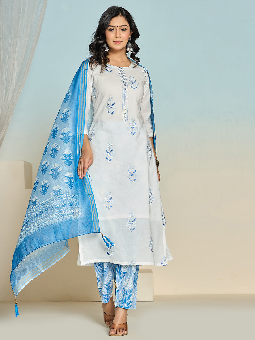 Printed Kurti Set