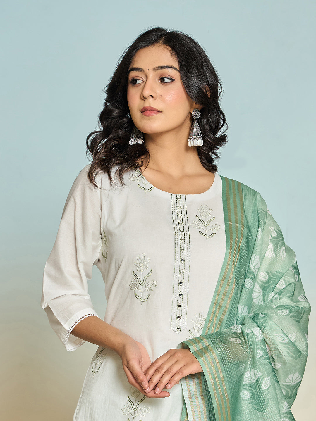 Printed Kurti Set