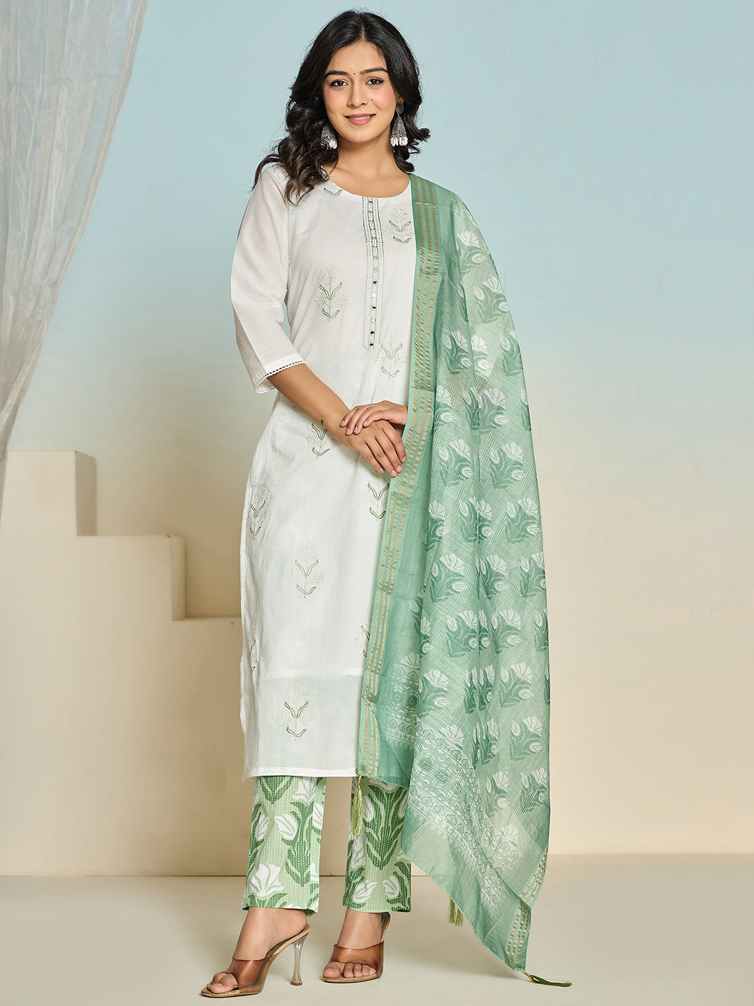 Printed Kurti Set