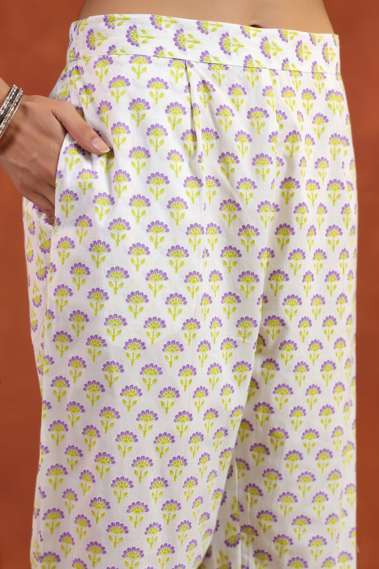 Floral Printed Kurti Set