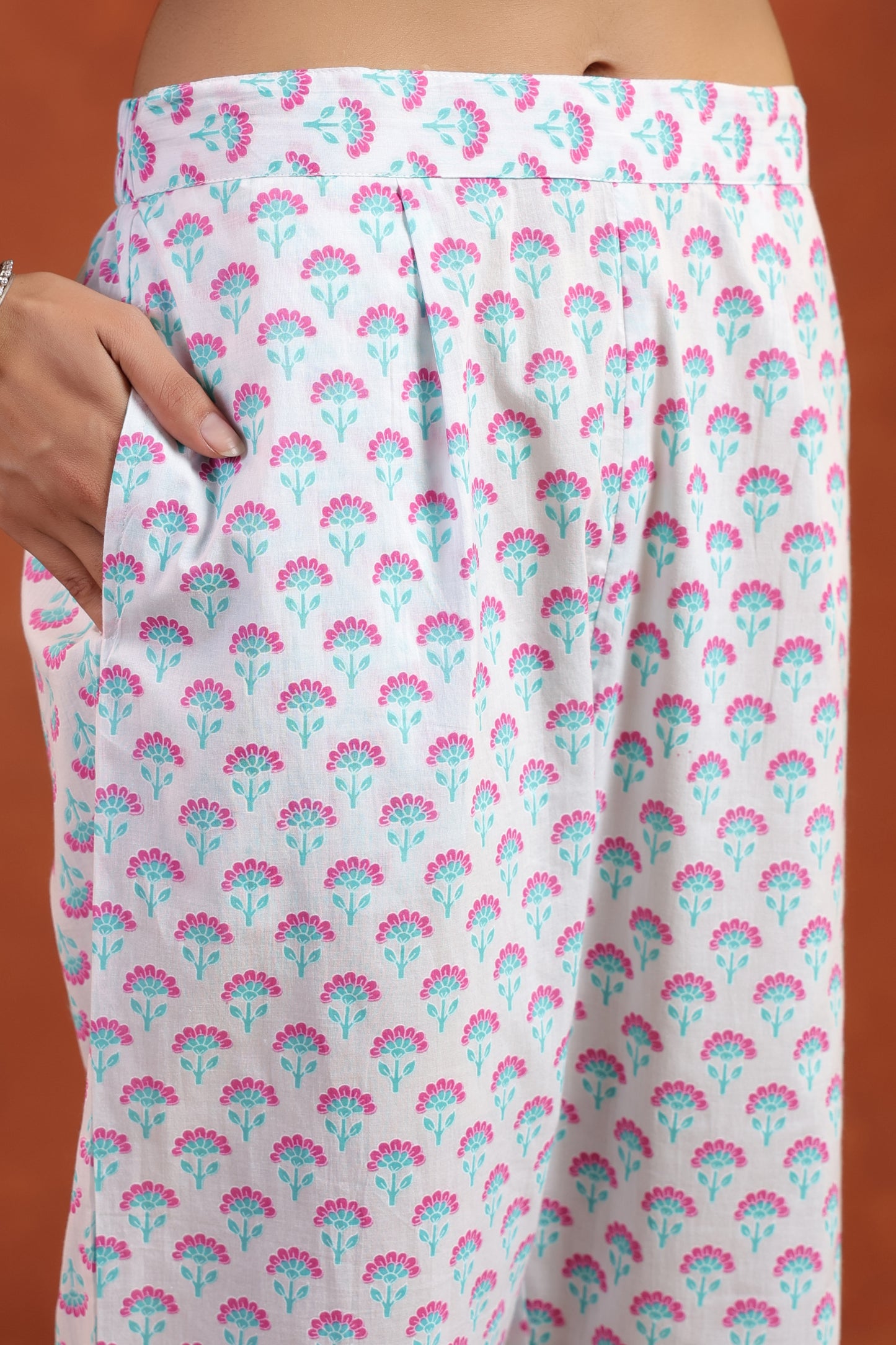 Floral Printed Kurti Set